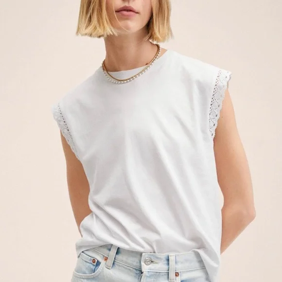 Mango Women Cotton Top - Picture 1 of 2